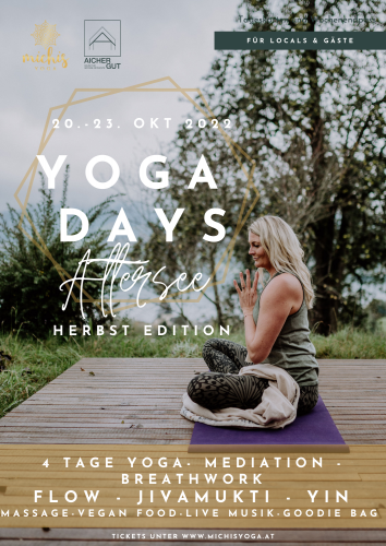 YogaDays Attersee Herbst 2022 | yoga Festival Guide