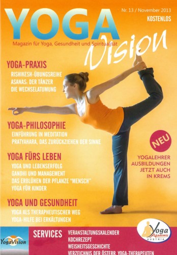 Kostenlose Yoga-Zeitschrift YogaVision |yogaguide.at Kostenlose Yoga-Zeitschrift YogaVision | Yoga Guide Tipp