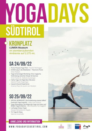 Yoga Days Suedtirol | yogafestivalguide