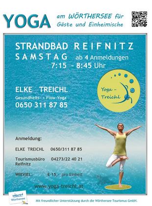 Yoga im Strandbad Reifnitz Woerthersee | yogaguide