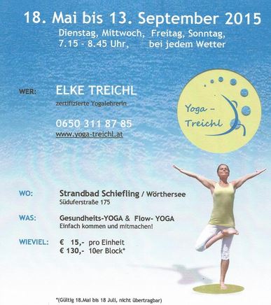 Yoga in Schiefling am Wörthersee | yogaguide