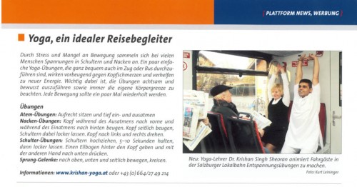 Yoga im Zug mit Yogalehrer Krishan Singh Sheoran | Yoga Guide