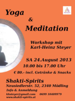 Yoga und Meditation mit Karl-Heinz Steyrer | Shakti Spirits 