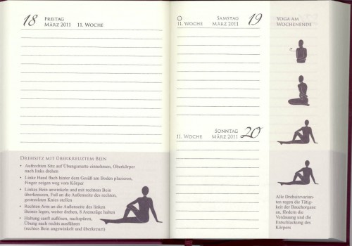 Yogakalender 2011 | Yoga Guide | yogaguide 
