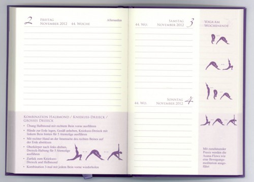 YogaKalender 2012 | Yoga Guide