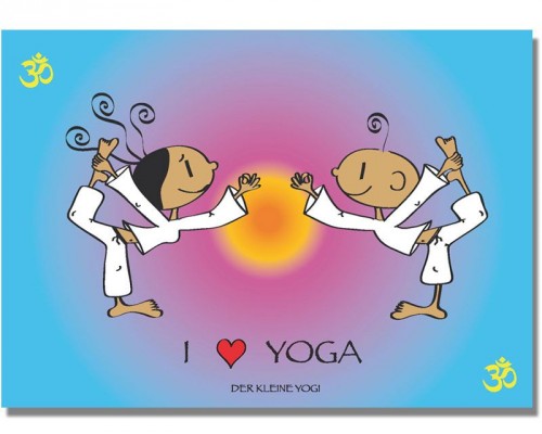 Yoga Postkarten, Blöcke, T-Shirt und mehr|Yoga Illustriationen von Barbara Schauer|Yoga Guide|