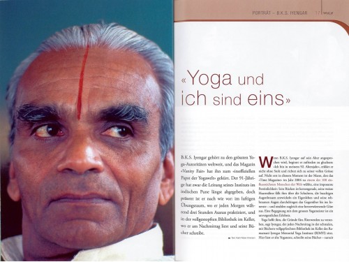 Yoga Das Magazin Interview mit B.K.S.Iyengar | Yoga Guide Yoga Das Magazin Interview mit B.K.S.Iyengar | Yoga Guide