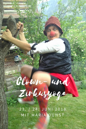 Workshop Clown- und Zirkusyoga in Wien | Yoga Guide Clown- und Zirkusyoga mit Maria Dunst | yogaguide