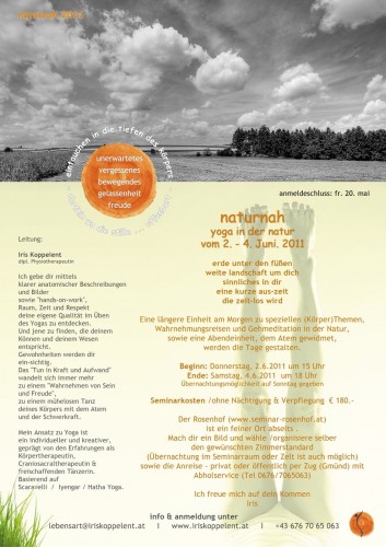 Yogaguide | Yogaretreat Naturnah - Yogaretreat im Waldviertel | Yogaguide