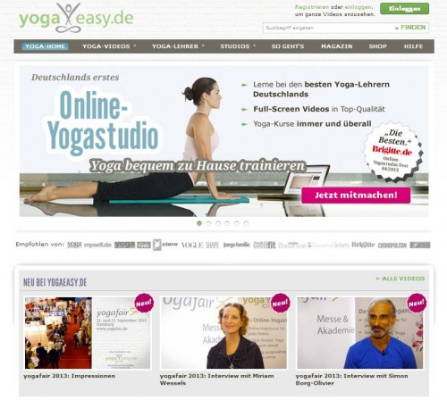 yogaeasy Online-Yogastudio | yogaguide news
