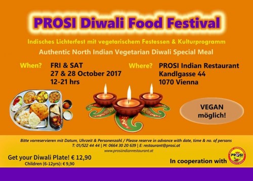 Prosi Vienna Diwali Food Festival | yogaguide Prosi Vienna Diwali Food Festival | yogaguide